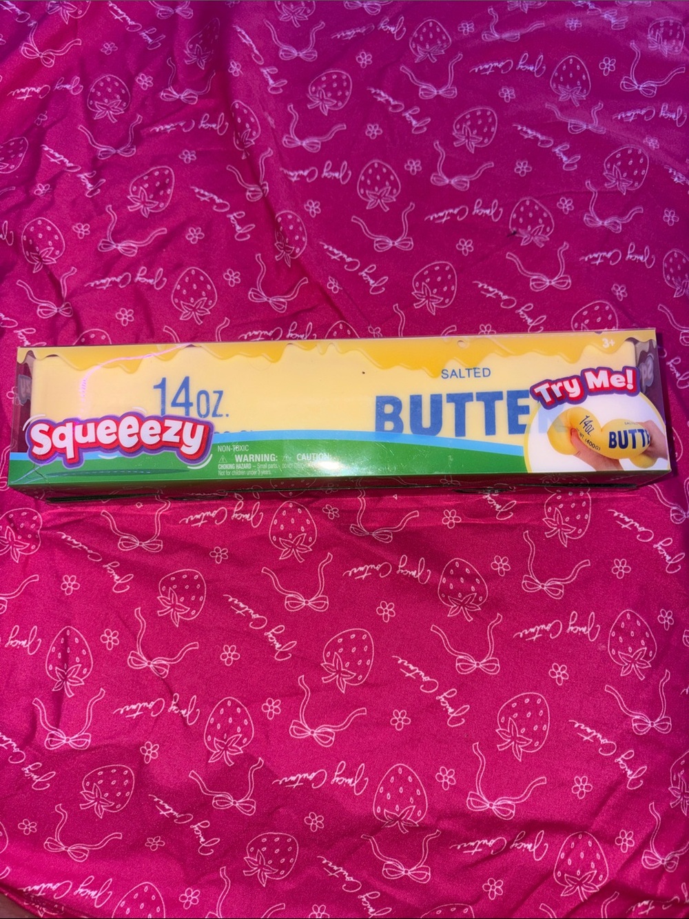 Yellow Squeezy Kids Toy